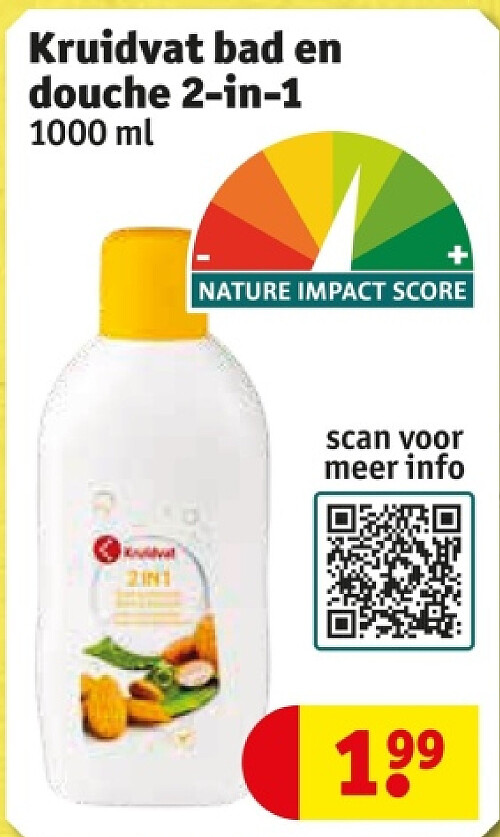 Kruidvat bad en douche 2-in-1