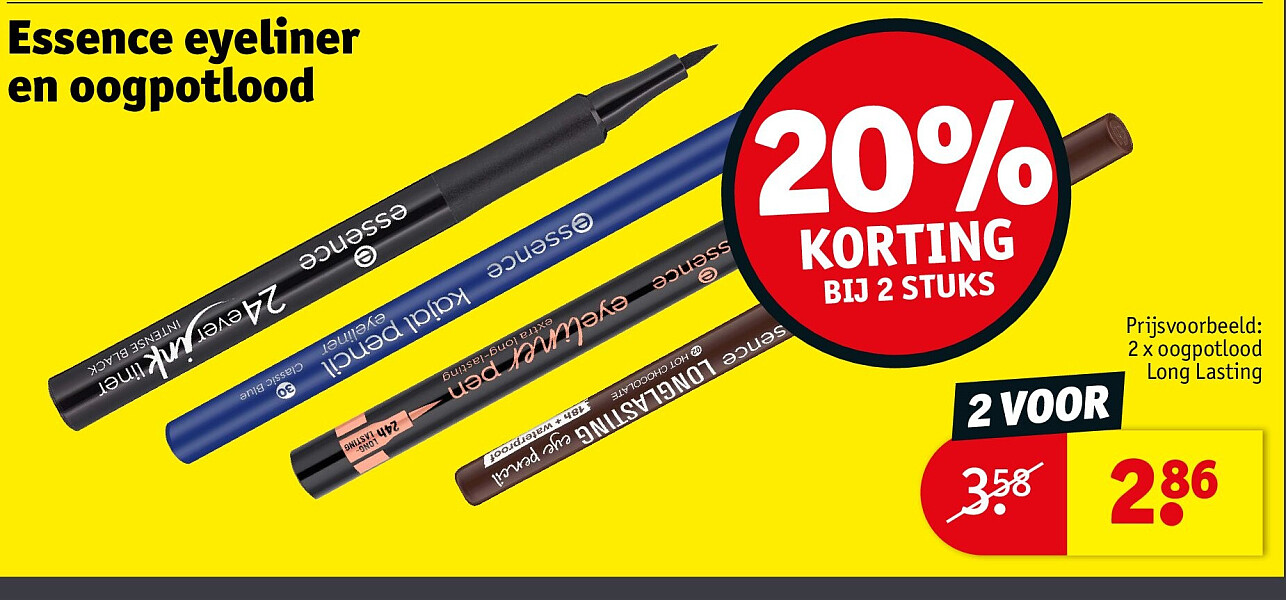 Essence eyeliner en oogpotlood
