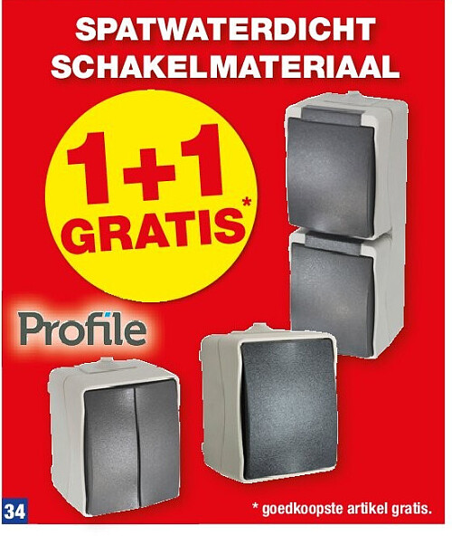 SPATWATERDICHT SCHAKELMATERIAAL