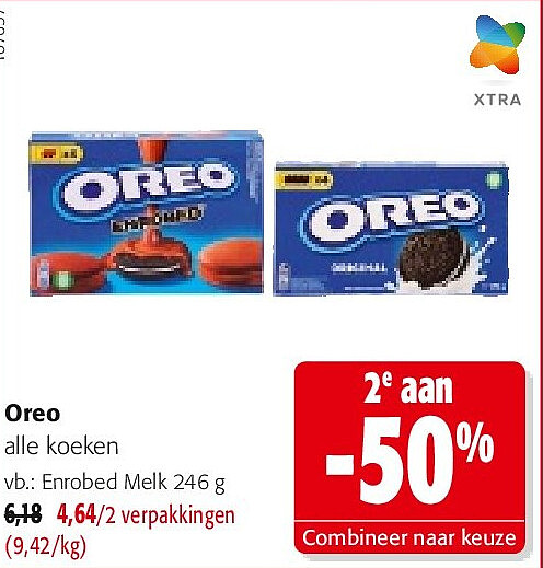 Oreo Enrobed Melk 246 g