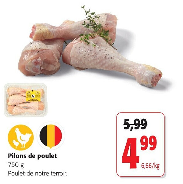 Pilons de poulet 750