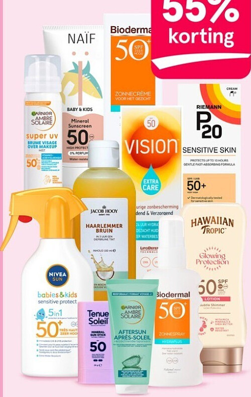 Garnier Ambre Solaire Super UV Face beschermende over-make-up mist SPF 50 75 ml