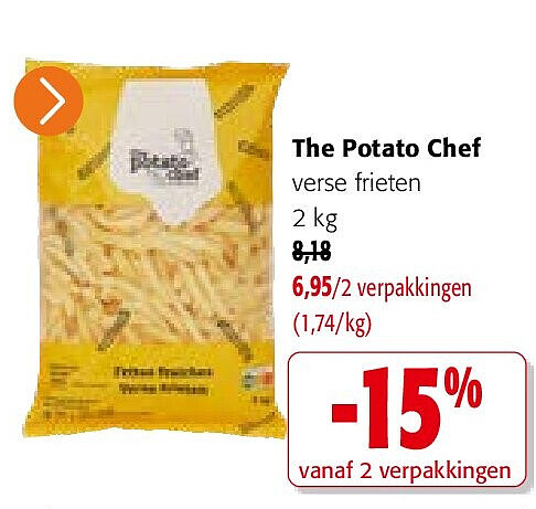The Potato Chef verse frieten 2 kg