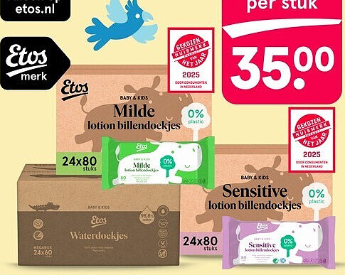 Etos megaboxen doekjes