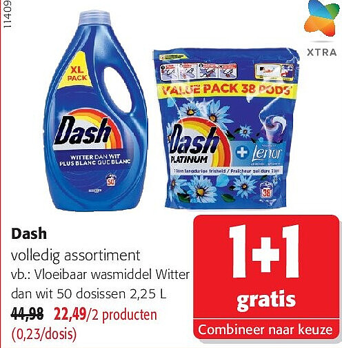 Dash volledig assortiment