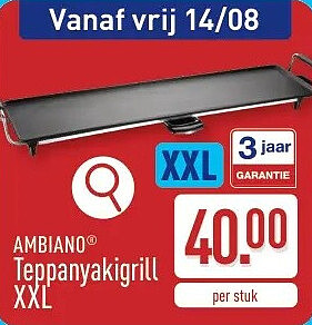 Teppanyakigrill XXL
