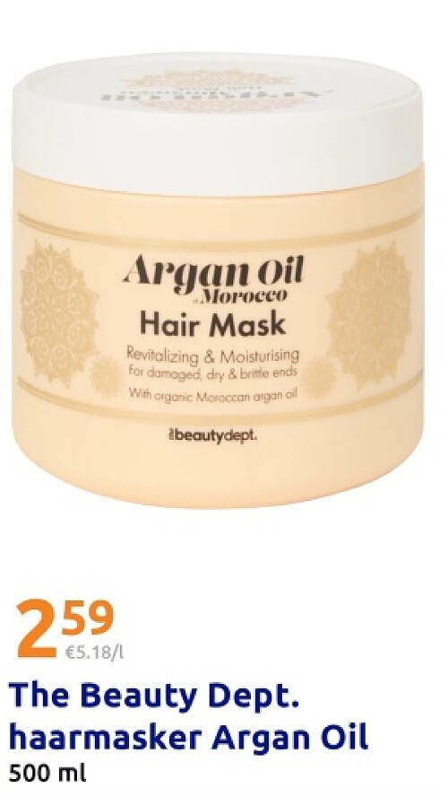 The Beauty Dept. haarmasker Argan Oil