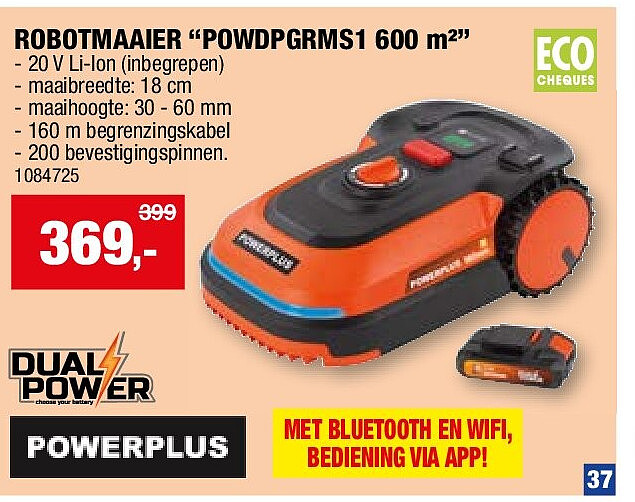 ROBOTMAAIER “POWDPGRMS1 600 m²”