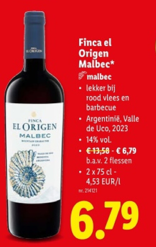 Finca el Origen Malbec