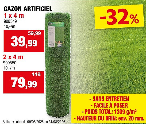GAZON ARTIFICIEL