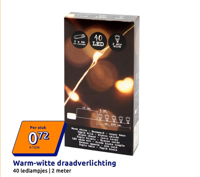 Warm-witte draadverlichting