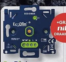 Universele draaiknopdimmer 2-draads