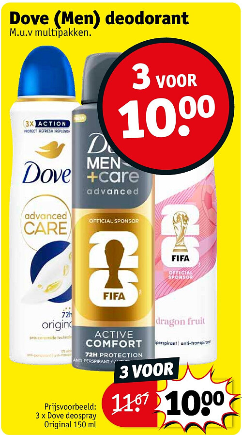 Dove (Men) deodorant
