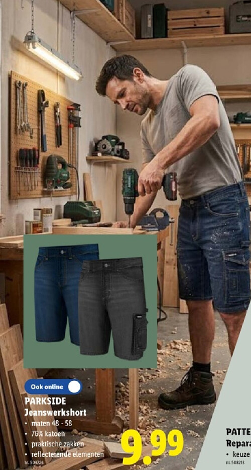 Jeanswerkshort