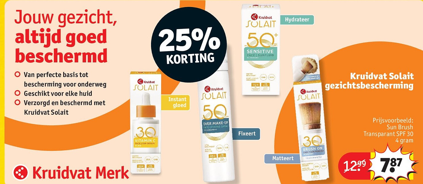 Sun Brush Transparant SPF 30 4 gram