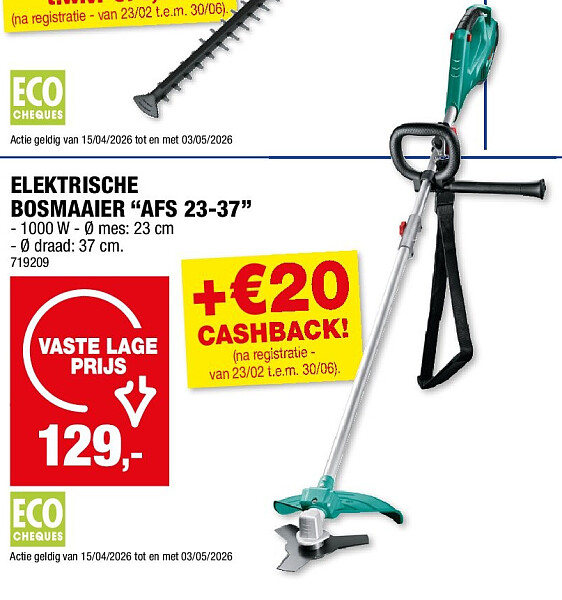ELEKTRISCHE BOSMAAIER “AFS 23-37”