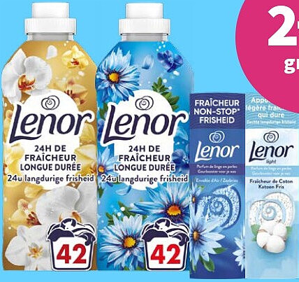 Lenor geurboosters en wasverzachters