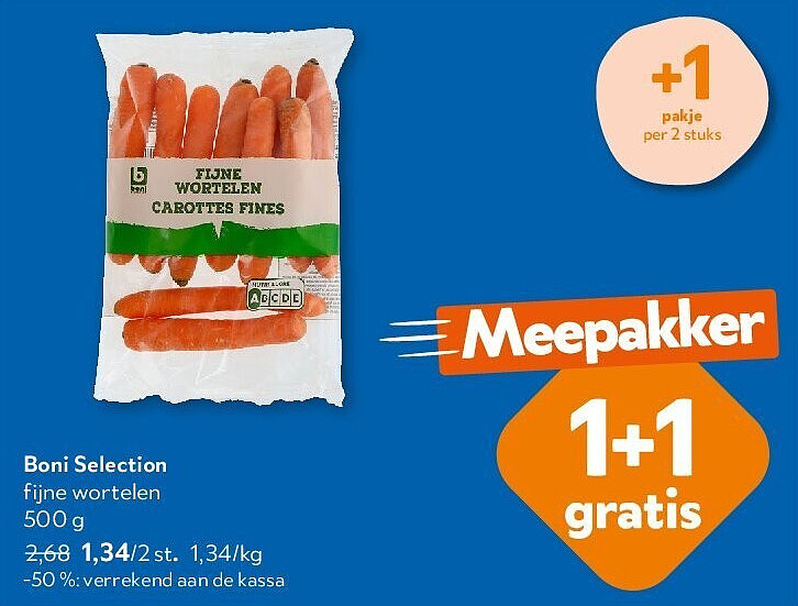 Boni Selection fijne wortelen 500 g