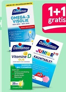 Davitamon Junior, Omega-3, vitamine D en magnesium
