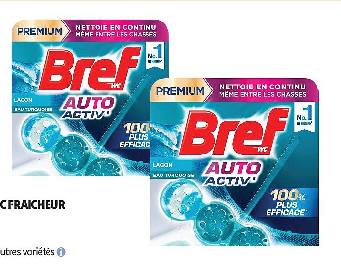 Bloc WC fraîcheur Bref x1