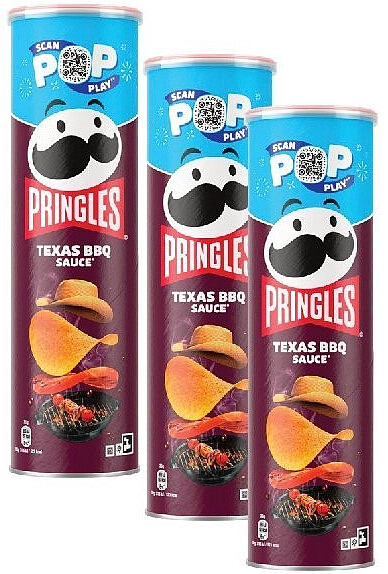 Chips tuiles saveur sauce barbecue Pringles 195 g