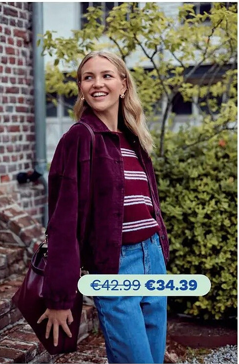 Blauwe wide-leg jeans met elastische taille