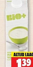 BIO+ magere yoghurt