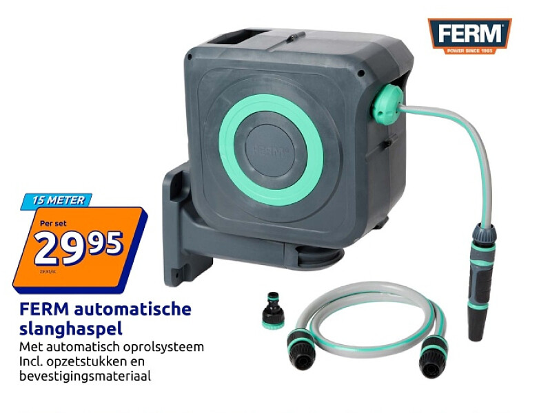 FERM automatische slanghaspel