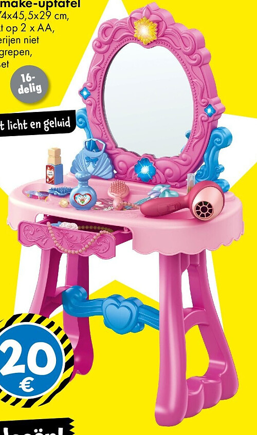 XL-make-uptafel