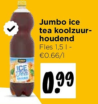 Jumbo ice tea koolzuurhoudend