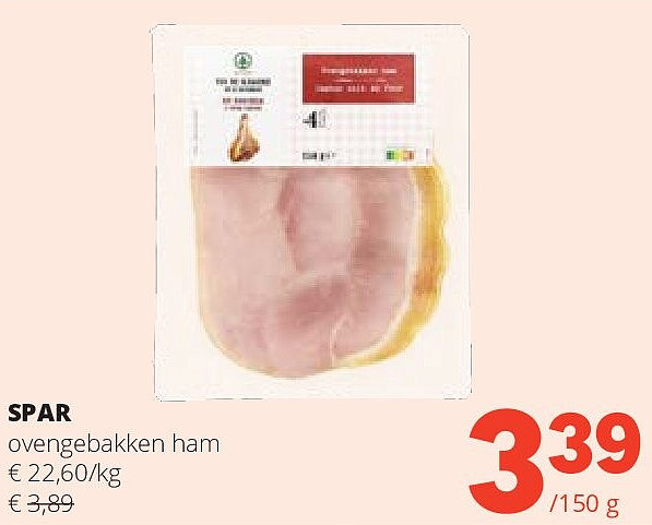 SPAR ovengebakken ham