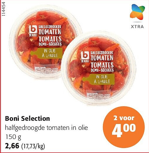 Boni Selection halfgedroogde tomaten in olie 150 g
