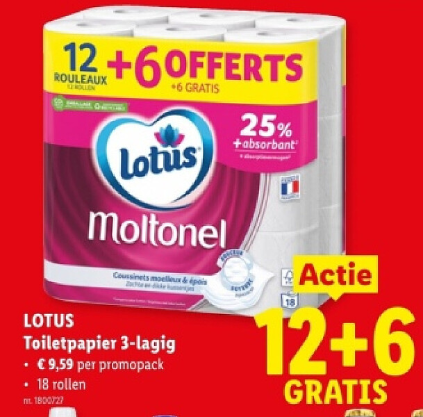Toiletpapier 3-lagig