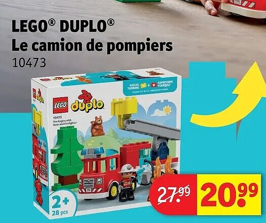 Le camion de pompiers