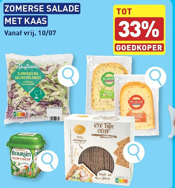 ZOMERSE SALADE MET KAAS