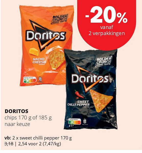 DORITOS sweet chilli pepper 170 g