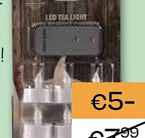 Theelichten LED met afstandsbediening