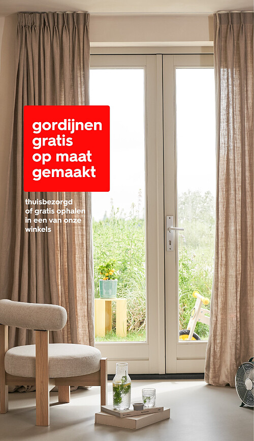 gordijnen gratis op maat gemaakt