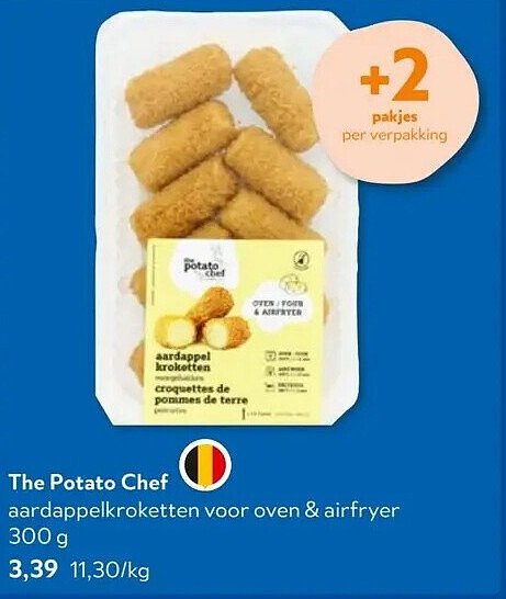The Potato Chef aardappelkroketten voor oven & airfryer 300 g