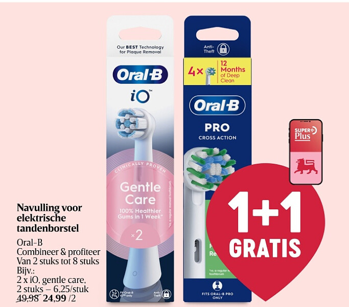 Navulling voor elektrische tandenborstel