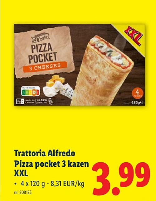 Pizza pocket 3 kazen XXL