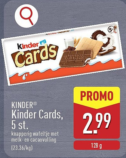 Kinder Cards, 5st.