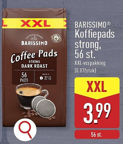 Koffiepads strong, 56st.