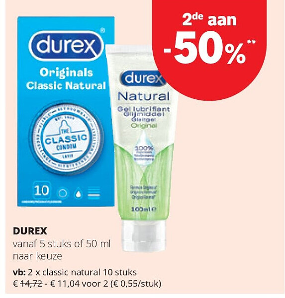 DUREX classic natural 10 stuks