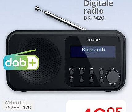 Digitale radio DR-P420