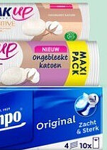 Tempo en Demak'Up wattenschijfjes en make-up remover