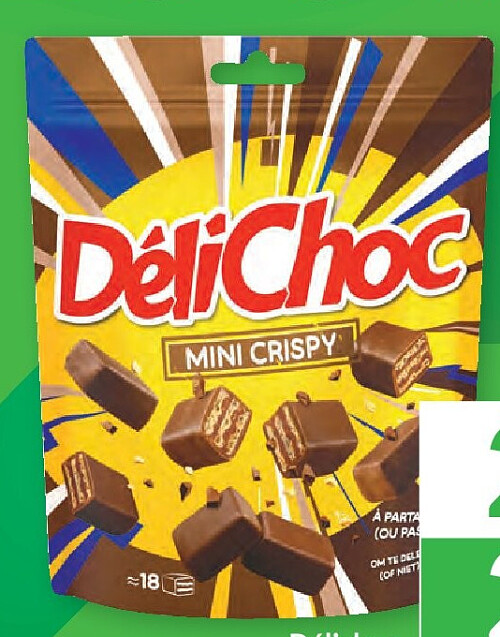 Délichoc Koekjes Mini Crispy 120 g