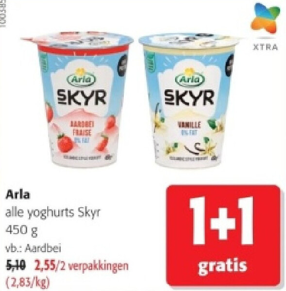 Arla alle yoghurts Skyr 450 g
