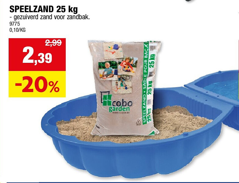 SPEELZAND 25 kg