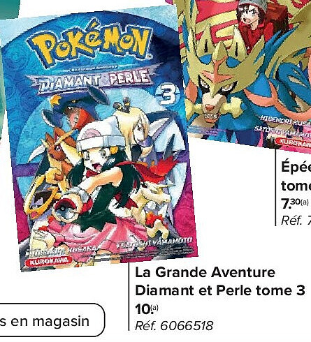 La Grande Aventure Diamant et Perle tome 3